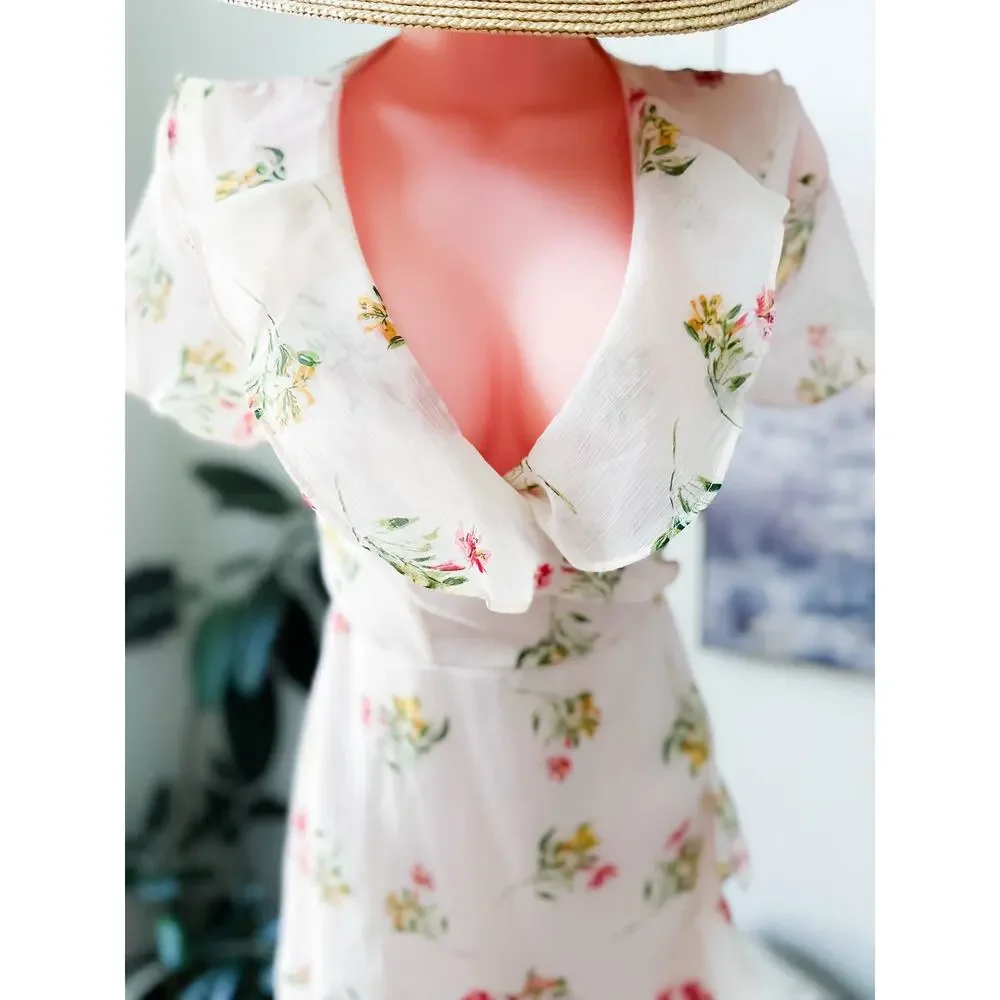 Forever Frolicking Among Wildflowers Fluttery Meadowcore dress & Sunlit Wanders
